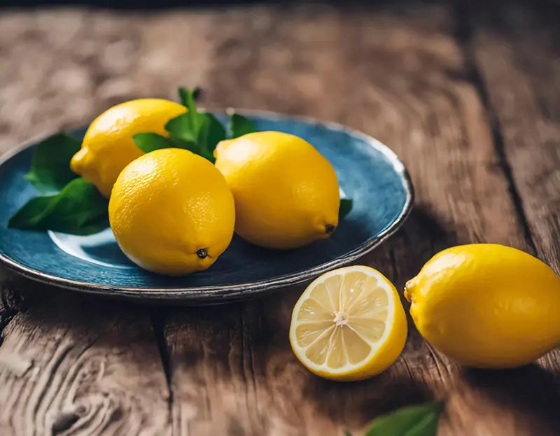 Kalter Espresso mit Zitrone