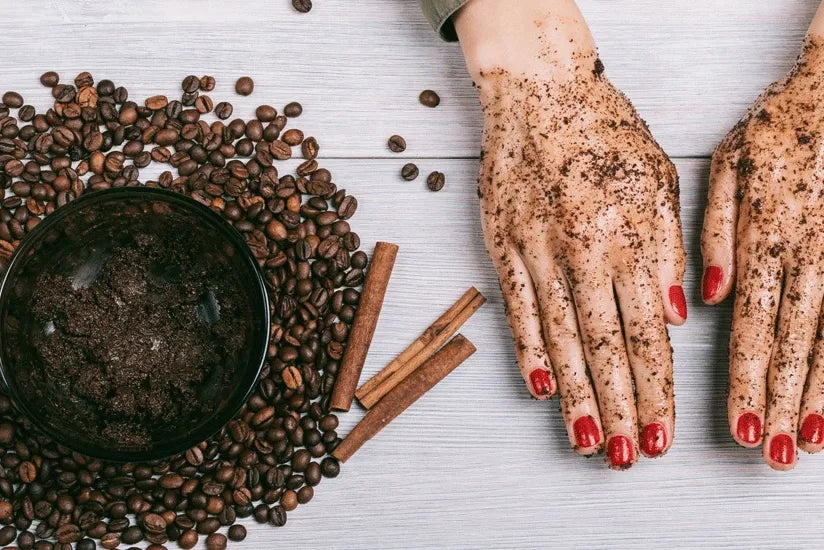Peeling mit Kaffeesatz