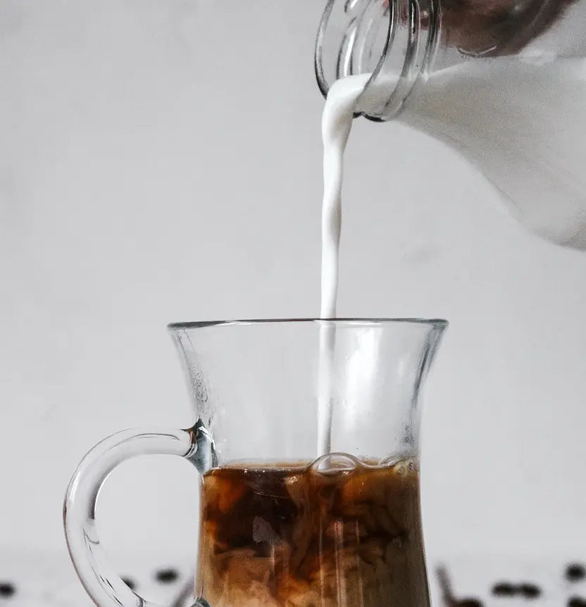 Laktosefreie Milch schäumen