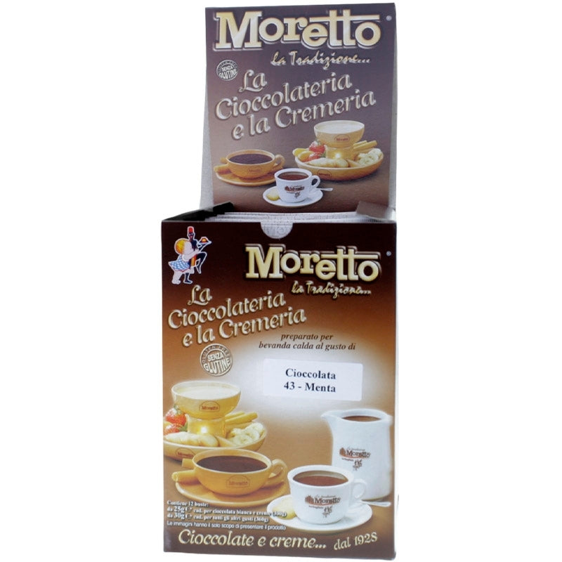 Moretto Menta/Minze Trinkschokolade | 12 St. 360 g