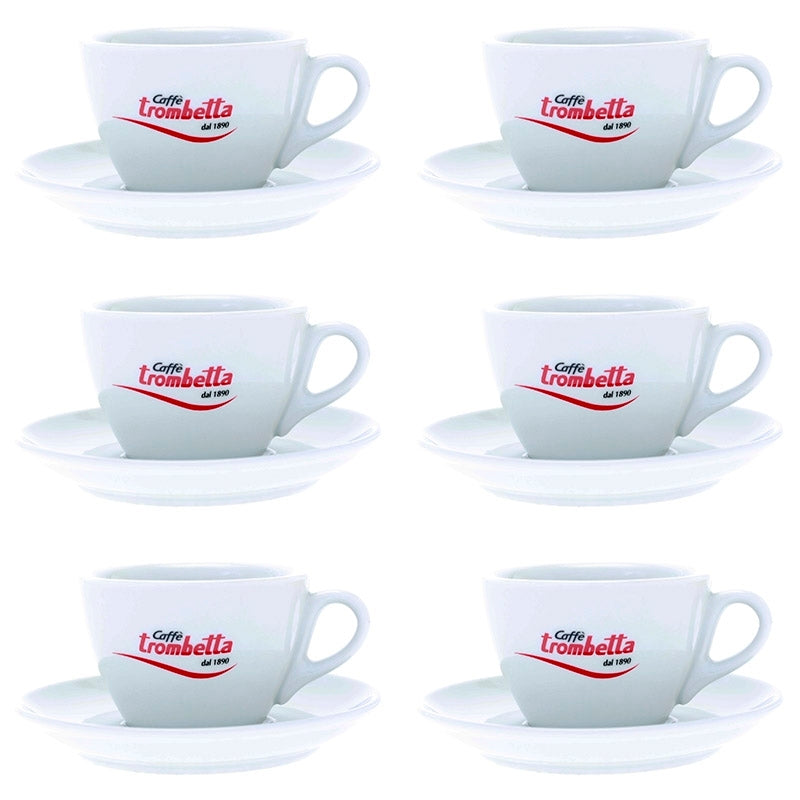 Cappuccinotassen "Trombetta" | 6 Stück