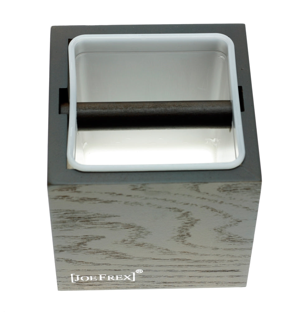 JoeFex Abschlagbehälter mittelbraun elegant | Holz