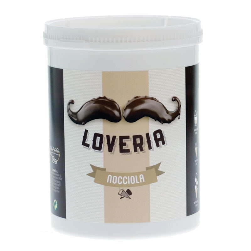 Loveria Haselnusscreme Leagel | 1,2 kg Dose