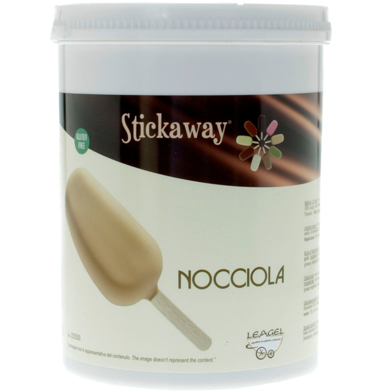 Schoko Fettglasur Haselnuss | 1,2 kg Dose