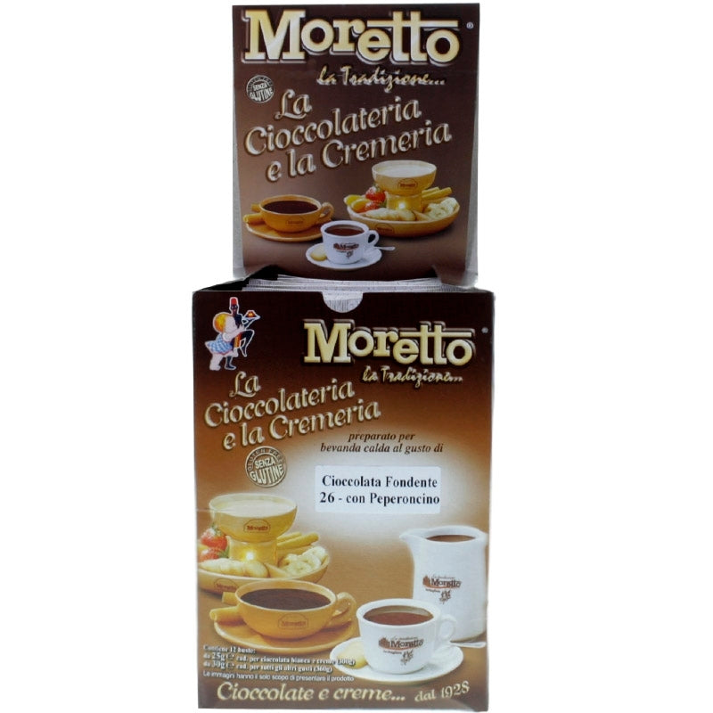 Moretto Peperoncino Trinkschokolade | 12 St. 360 g