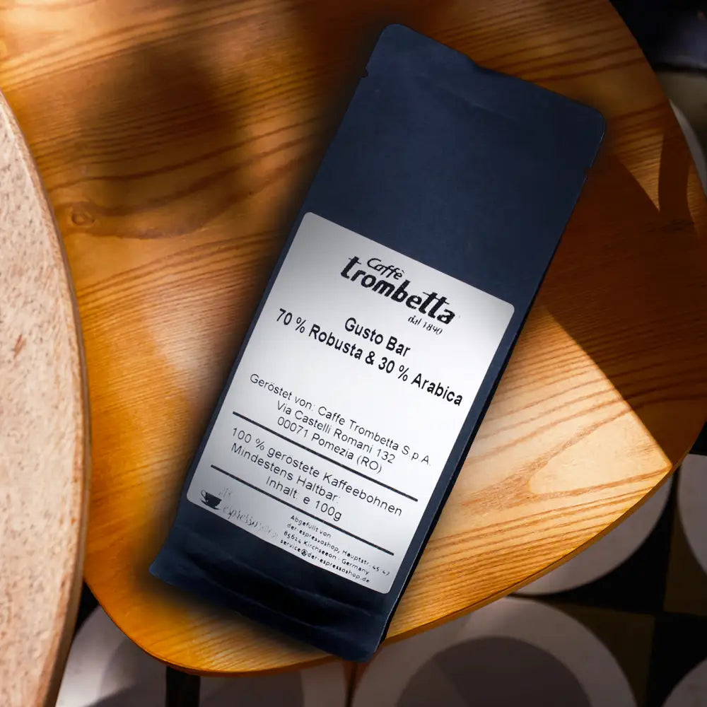 caffe trombetta gusto bar probierpaket 100g bohnen