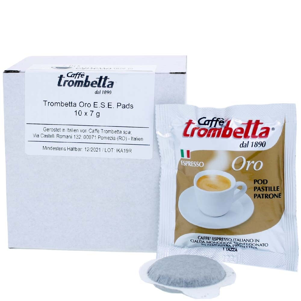 Trombetta Oro Pads ESE. Probe Box 10 St. | 70 g