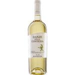 flasche weißwein danza della contessa chardonnay aus apulien