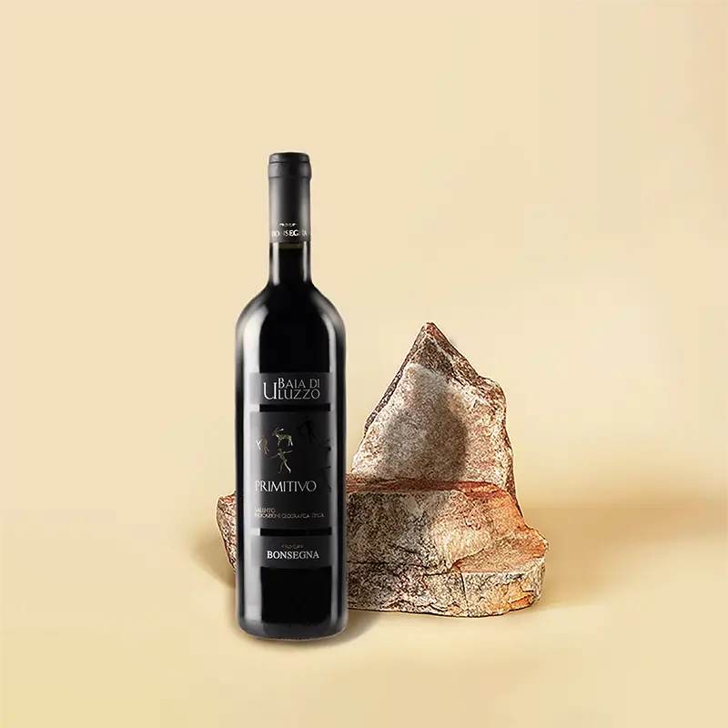 primitivo bonsegna aus apulien rotwein
