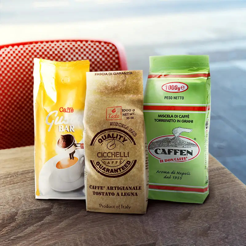 Espresso für Cappuccino Probierpaket | Bohnen 3 kg