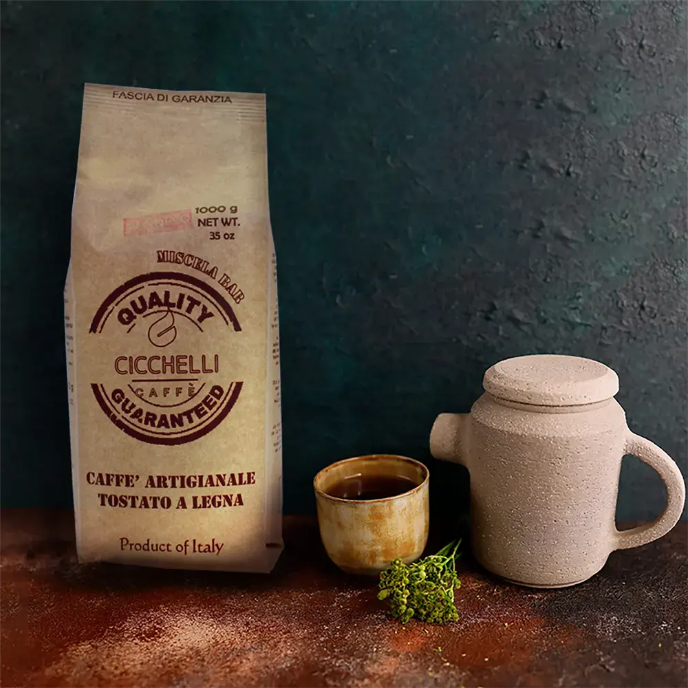 beutel 1 kg espressobohnen von cicchelli mit Robusta