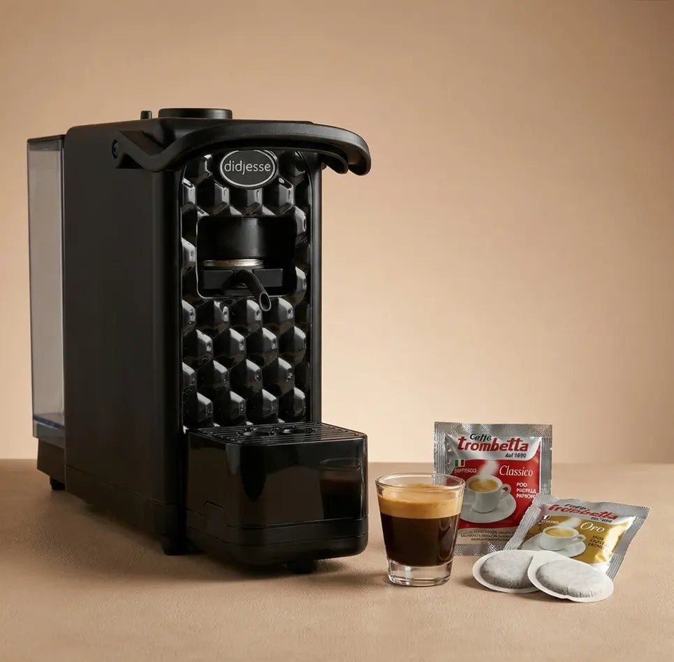 didiesse-schwarze espressomaschine