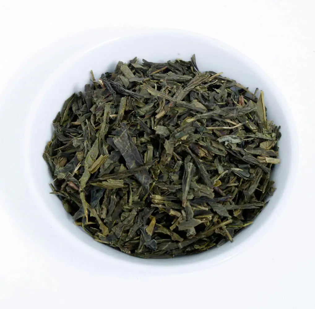 bio green christin grüner tee der sorte sencha 