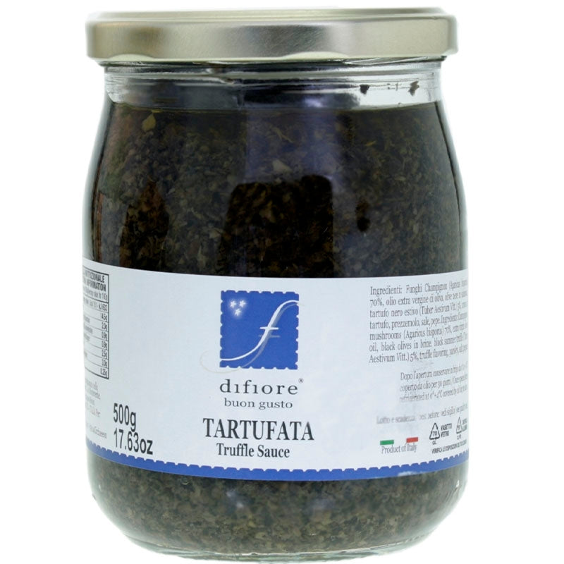 tartufata nera glas 500g feinster aufstrich mit trüffel und pilzen aus italien für bruschetta und pasta