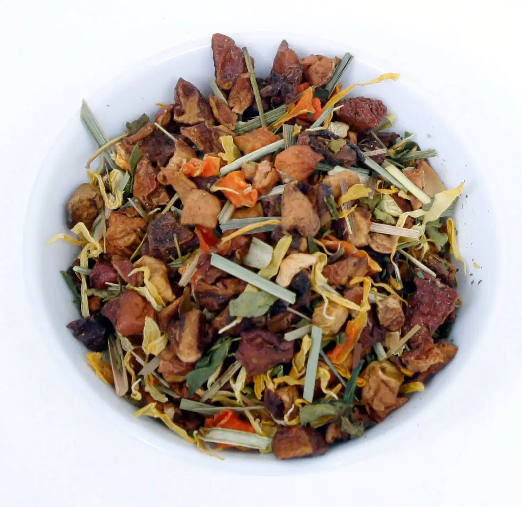 fruechtetee zitrone curcuma bio