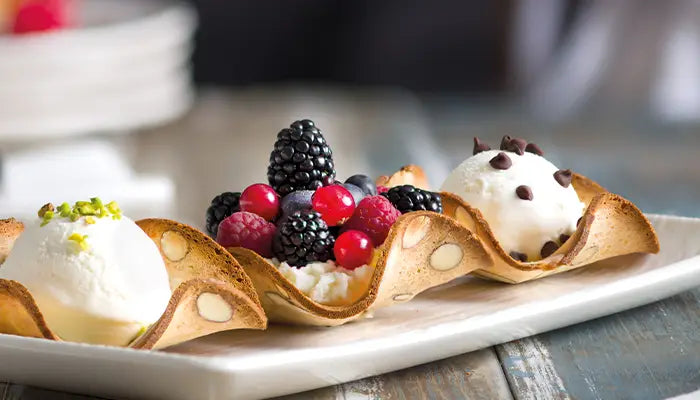 dessertzubereitungen für kreative desserts