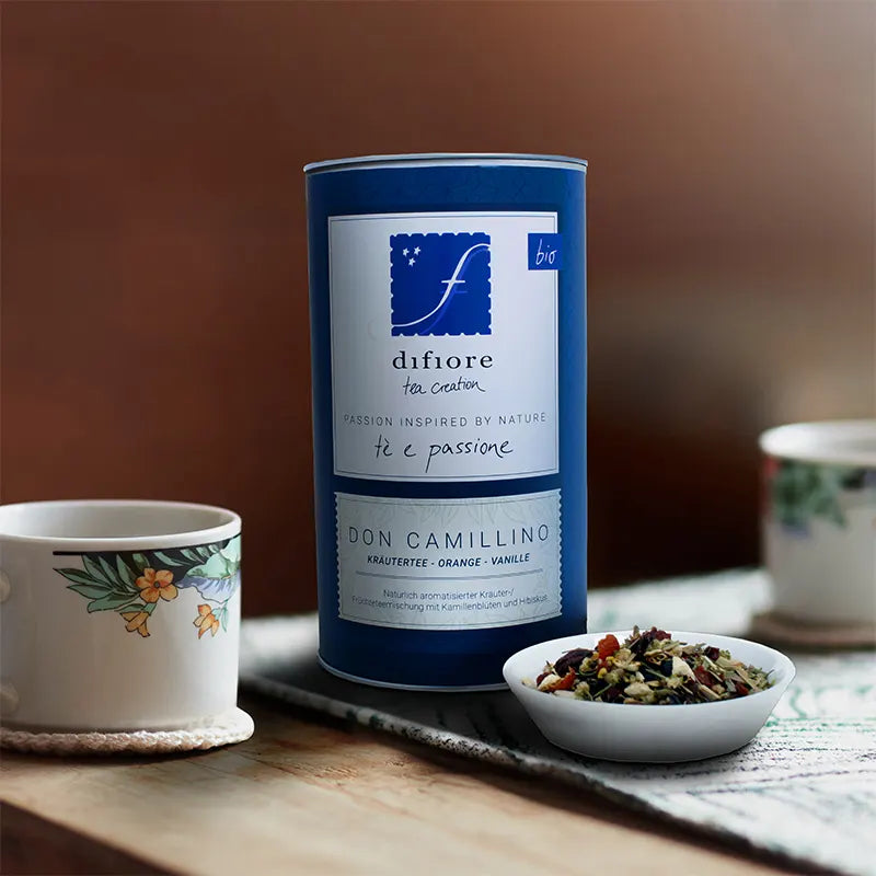 Bio Kräutertee Don Camellino mit Orange und Vanille