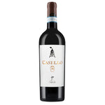 Rotweinflasche von gelsi aglianico casello aus der basilikata