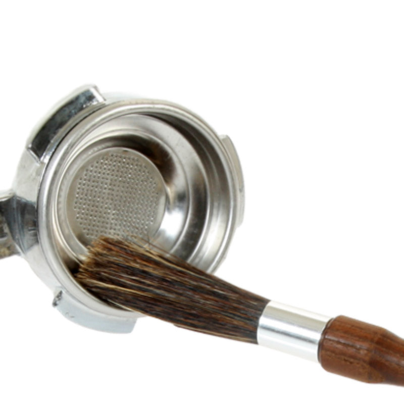 kaffeemehl bürste aus hochwertigem hol 