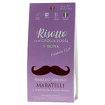 maratelli risotto mit zwiebel aus tropea und besten reis aus dem piemont 