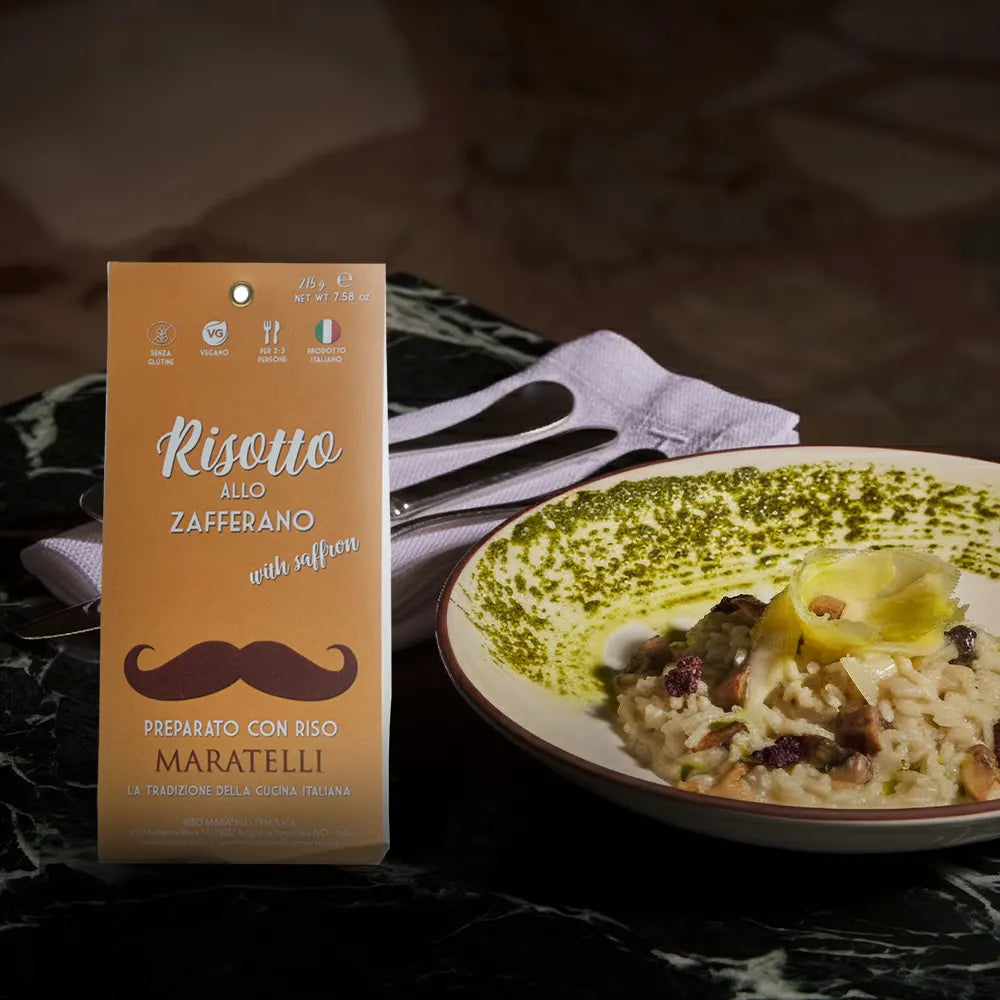 risotto reis von maratelli mit safran