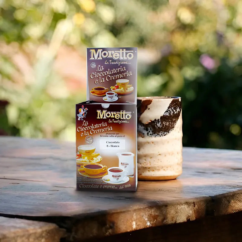 weiße schokolade mit feinem vanillearoma aus italien