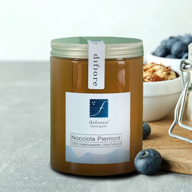 haselnusspasten piemont aus italien für müsli