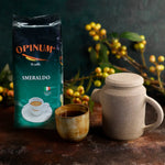 opinum smeraldo espressobohnen vom feinsten für kenner und liebhaber des feinen kaffees