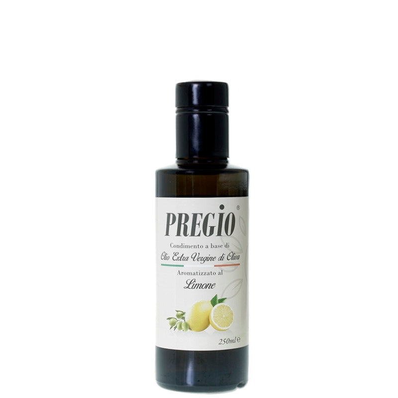 flache olivenoel mit zitronenaroma