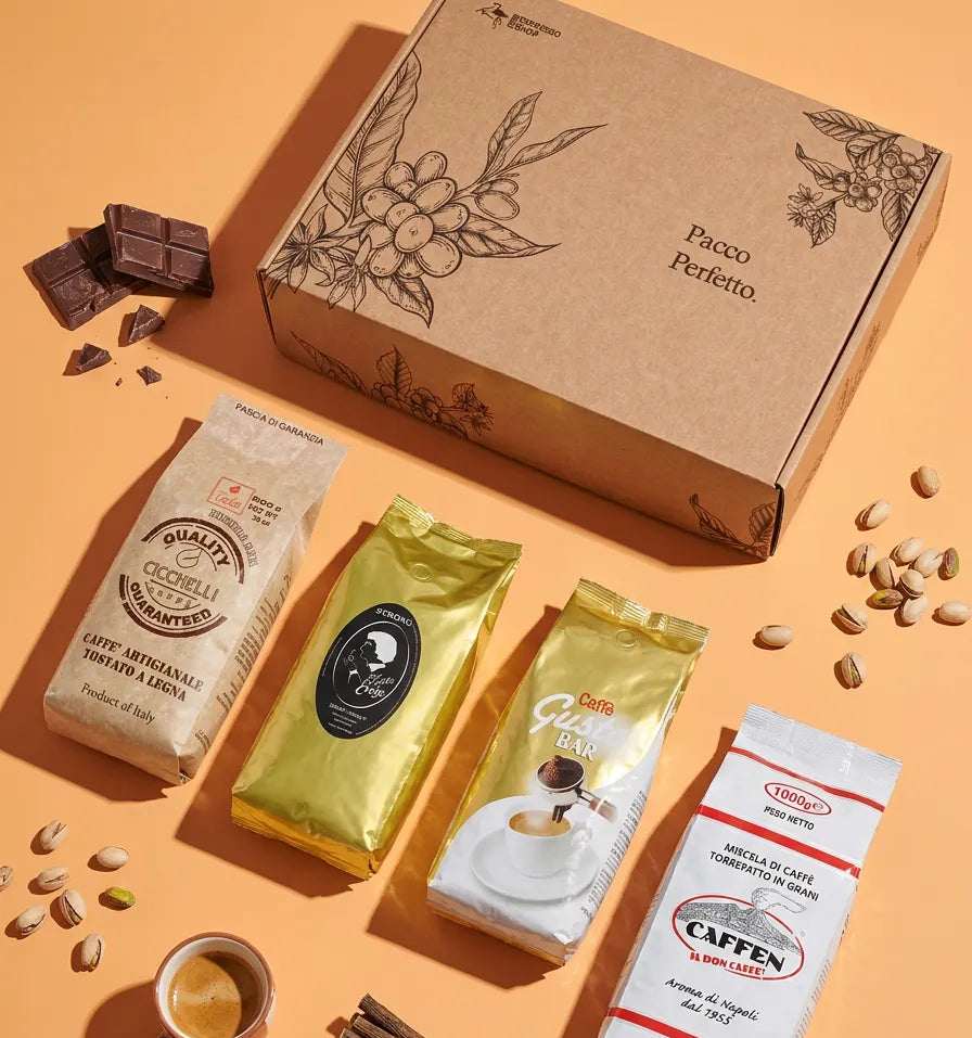 espressobohnen probierpaket tesori di barista - süditalienische Espressomischungen zum testen und verschenken