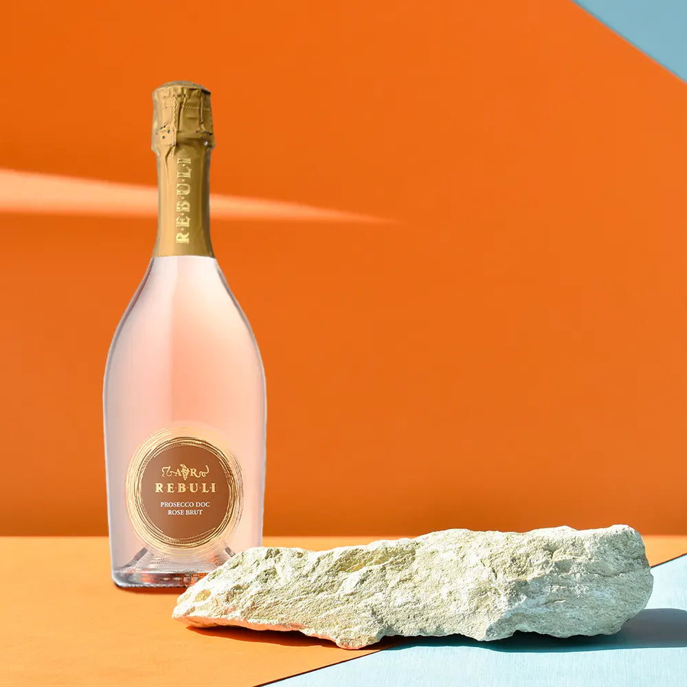 prosecco rose milissimato von rebuli feinste aromen nach erdbeere und rose