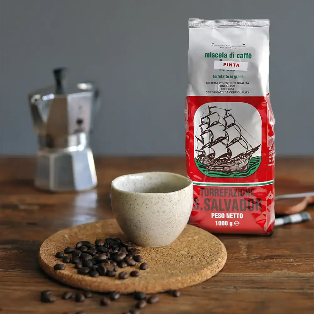 san salvador espressobohnen mit 70 % arabica für einen eleganten kaffee