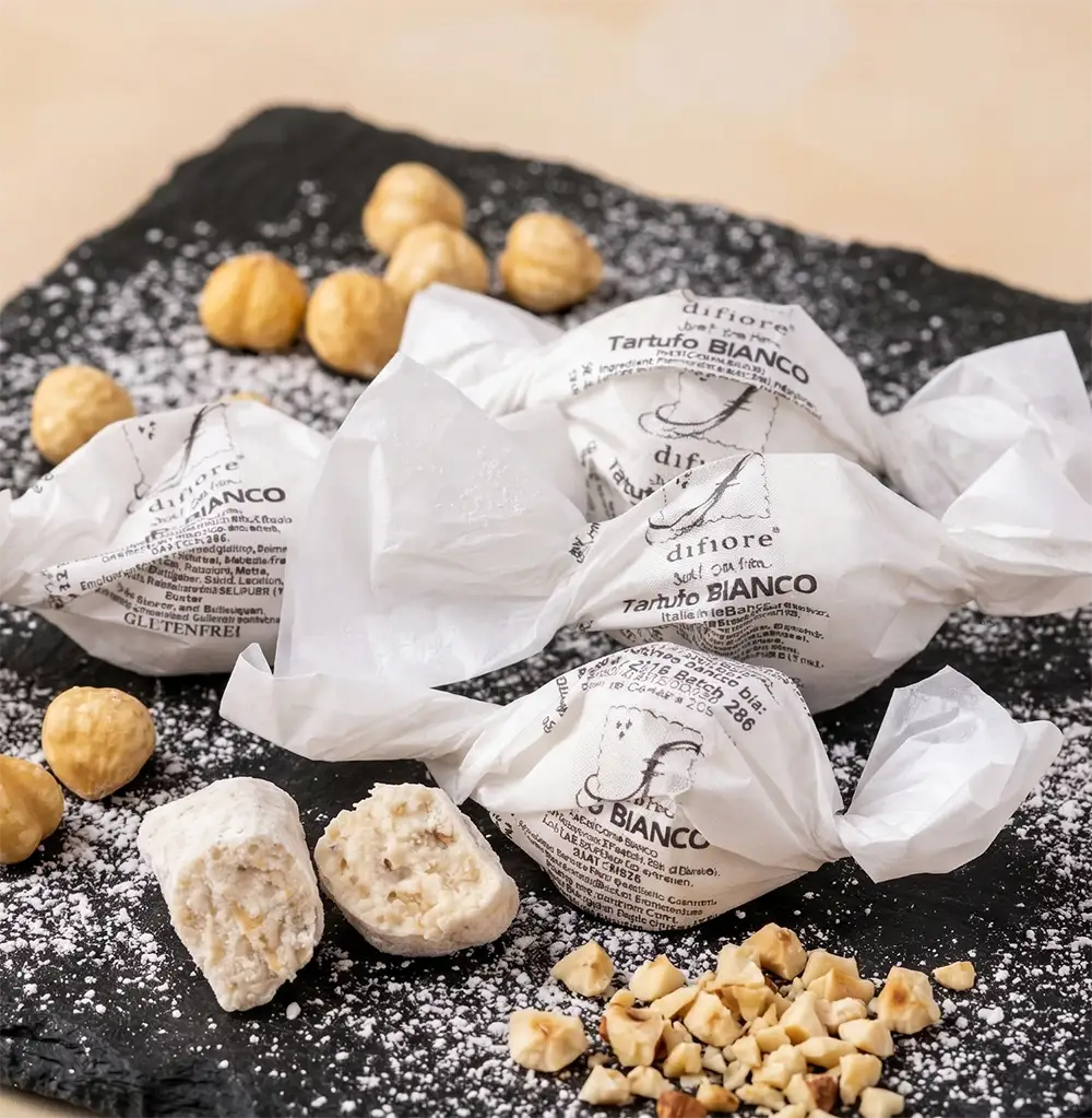 Weiße Trüffelpralinen Piemont difiore sweet | 1 kg