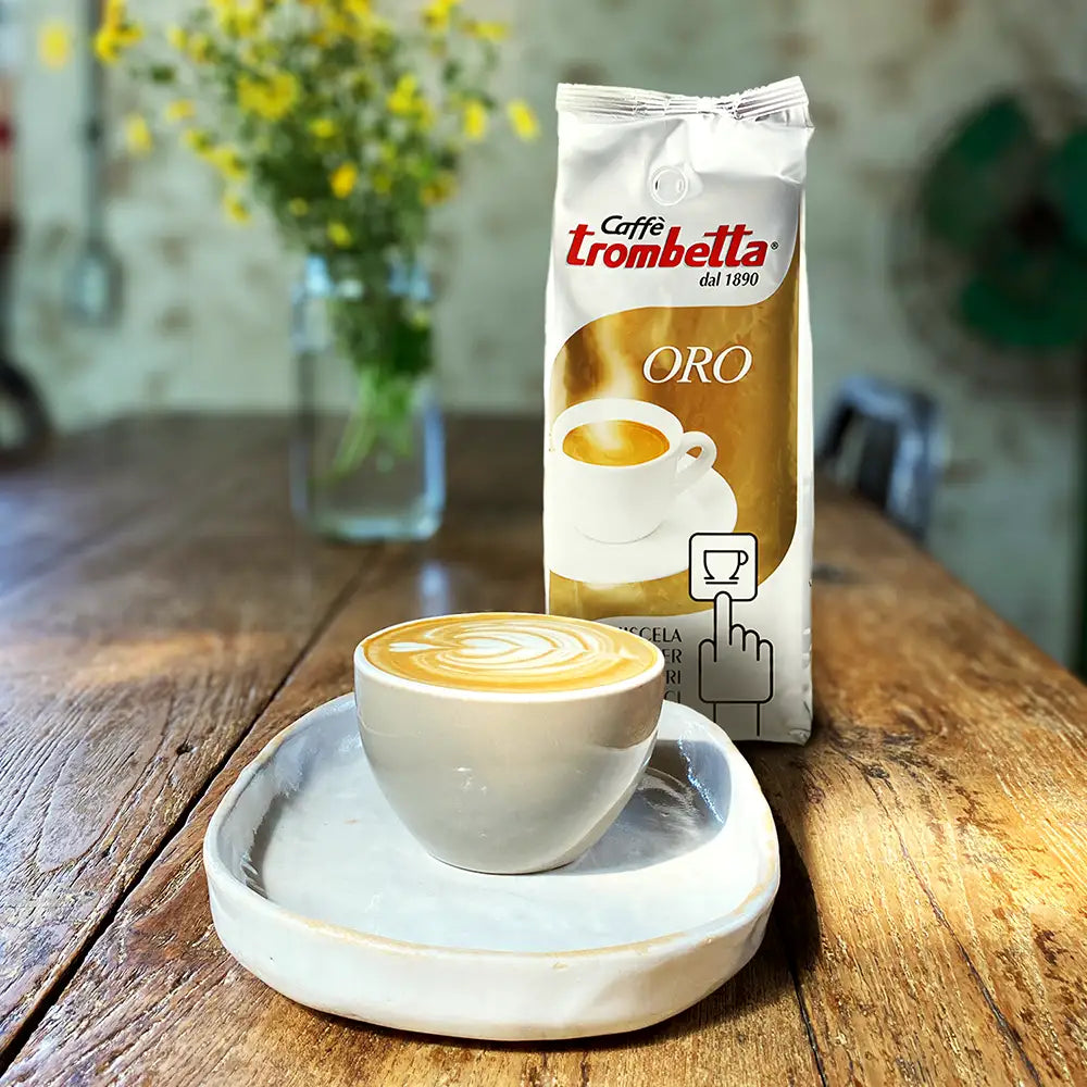 kaffeebohnen trombetta oro für kaffeevollautomaten mit 70 % Arabicanateil