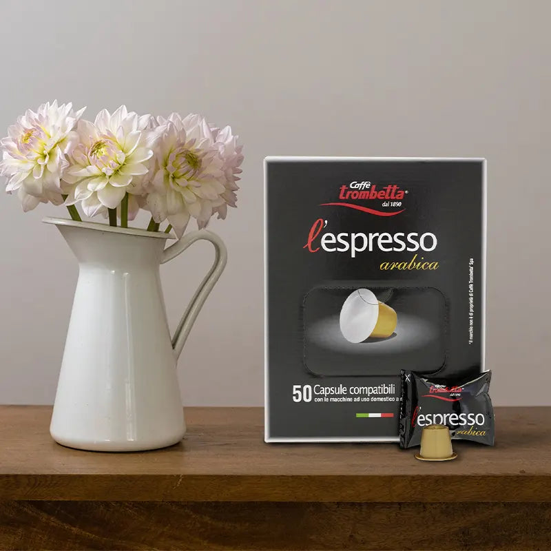 caffe trombetta arabica kapseln für nespresso 