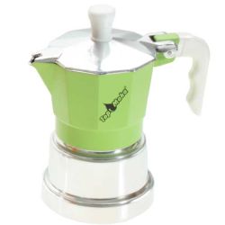 TOP MOKA Espressokocher Grün 3 Tassen